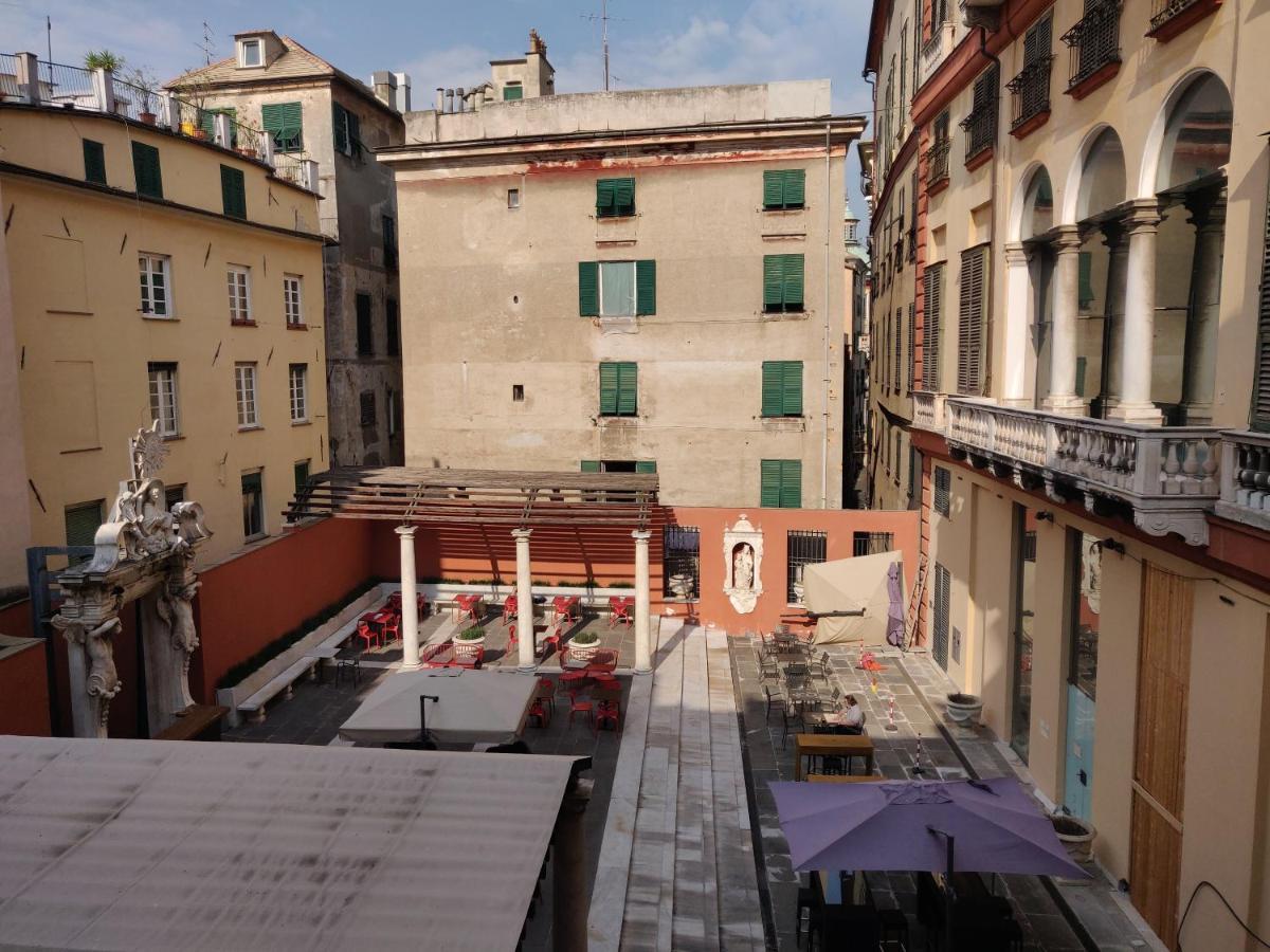Una Finestra Speciale Su Palazzo Rosso. Monolocale Genova Kültér fotó