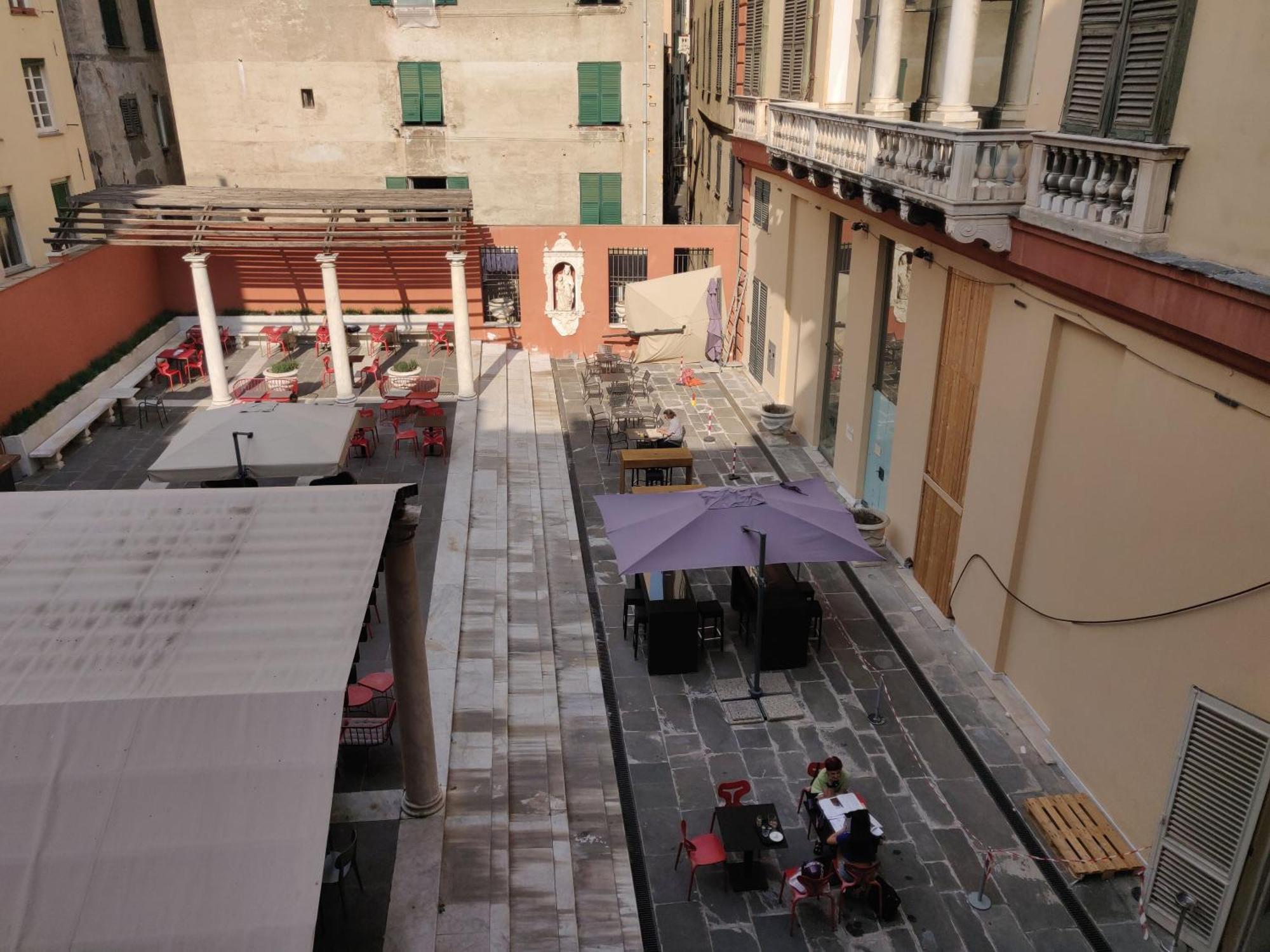 Una Finestra Speciale Su Palazzo Rosso. Monolocale Genova Kültér fotó